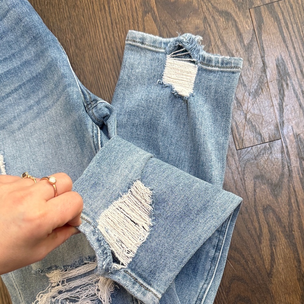 Altar'd State Light Blue Distressed Skinny Jeans - Picture 5 of 6